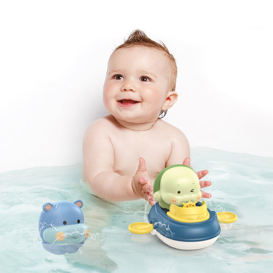 Bath Set - Sailing animals