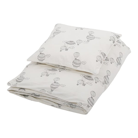 Baby bed linen GOTS (100x130 cm) – Airballoon White