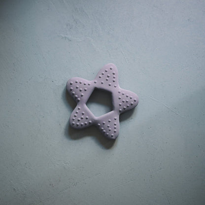 Teether - Star natural rubber