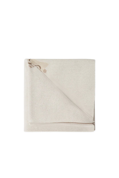 Sasha Puppy Knitted Blanket - Tofu