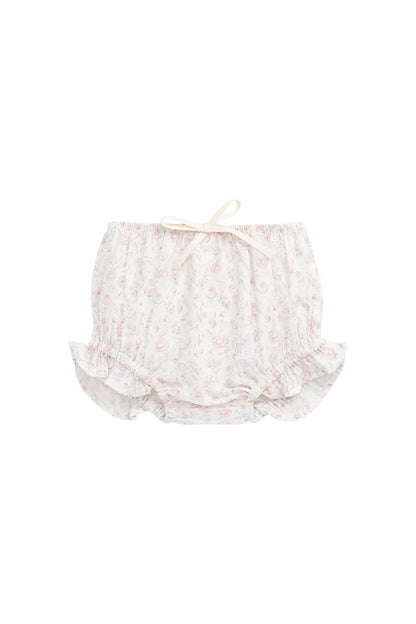 Organic Cotton Voile Frill Bloomer - Grace Floral