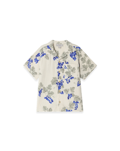 Muslin SS Shirt Baby, Grapes Blue