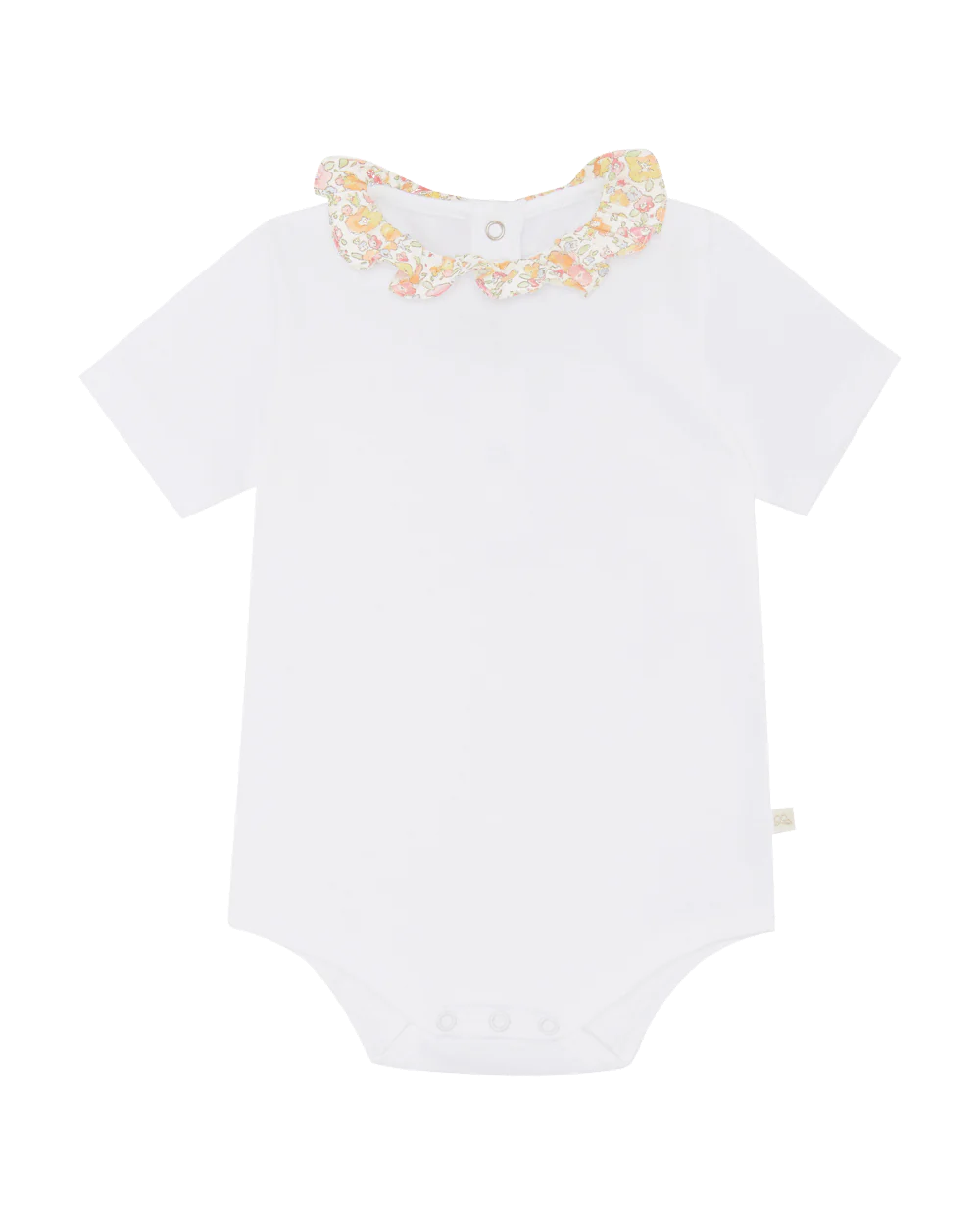 Ana Short Olympia Embroidered Ruffle Collar Onesie