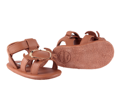 Ushy Sandals | Crab | Maple Leather