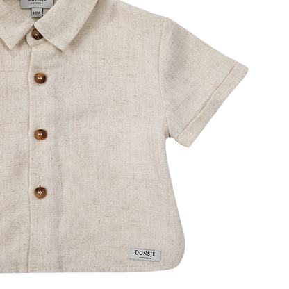 Lerie Shirt | Warm White Melange