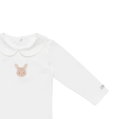 Davo Bodysuit | Fluﬀy Bunny Oﬀ White