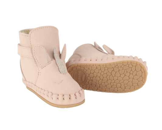 Kapi Special Booties | Unicorn | Light Rose Leather