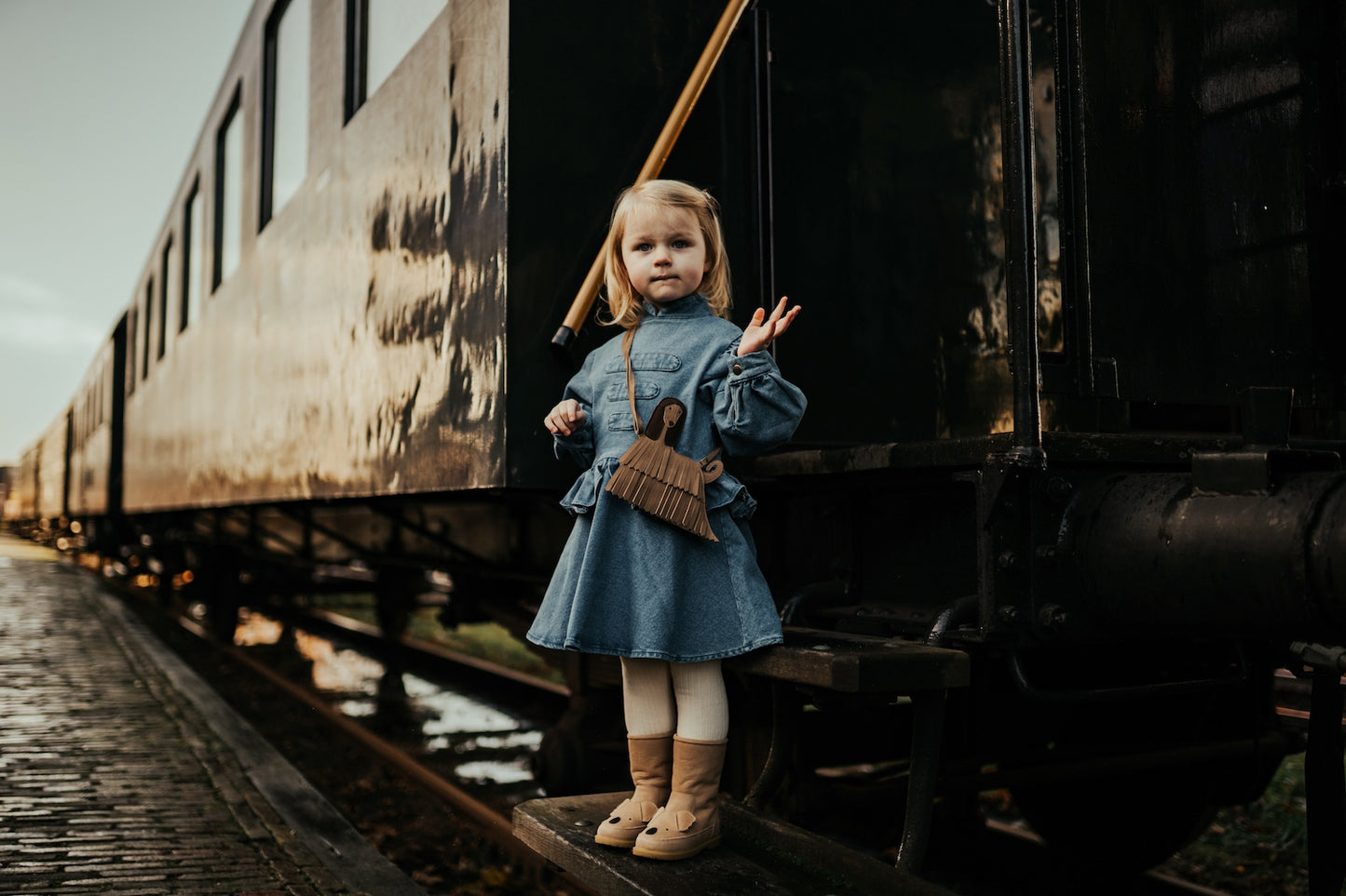 Vintage Blue Dieke Dress
