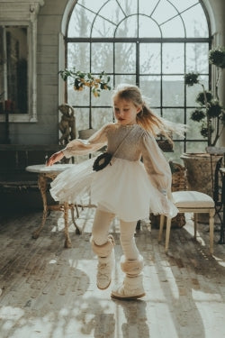 Janice Dress | Soft Powder