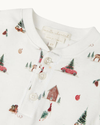 Dan Little Christmas Tree Romper