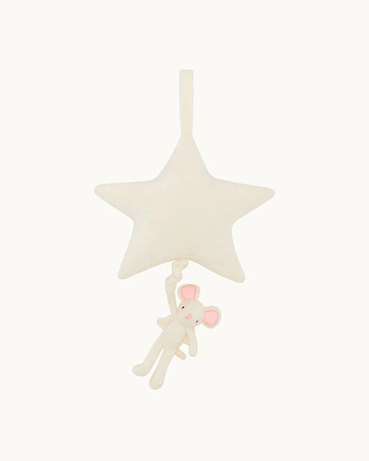 To The Stars Musical Pull Toy - Milky White