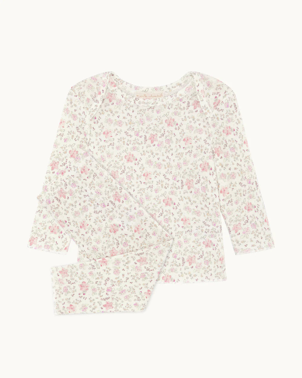 Aluna Athena Pink Ribbed Cotton Two Piece Set