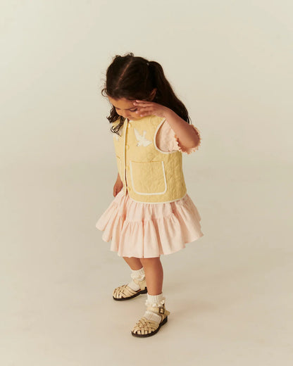 SKIRT W. TULLE LINING - DUSTY ROSE