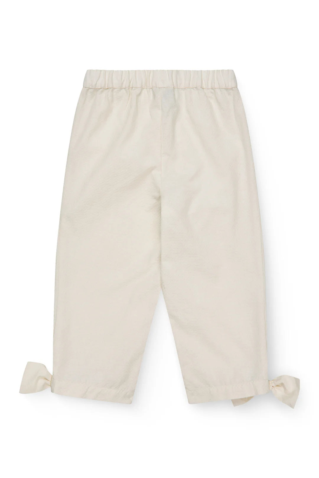 BOW PANTS - CREAM