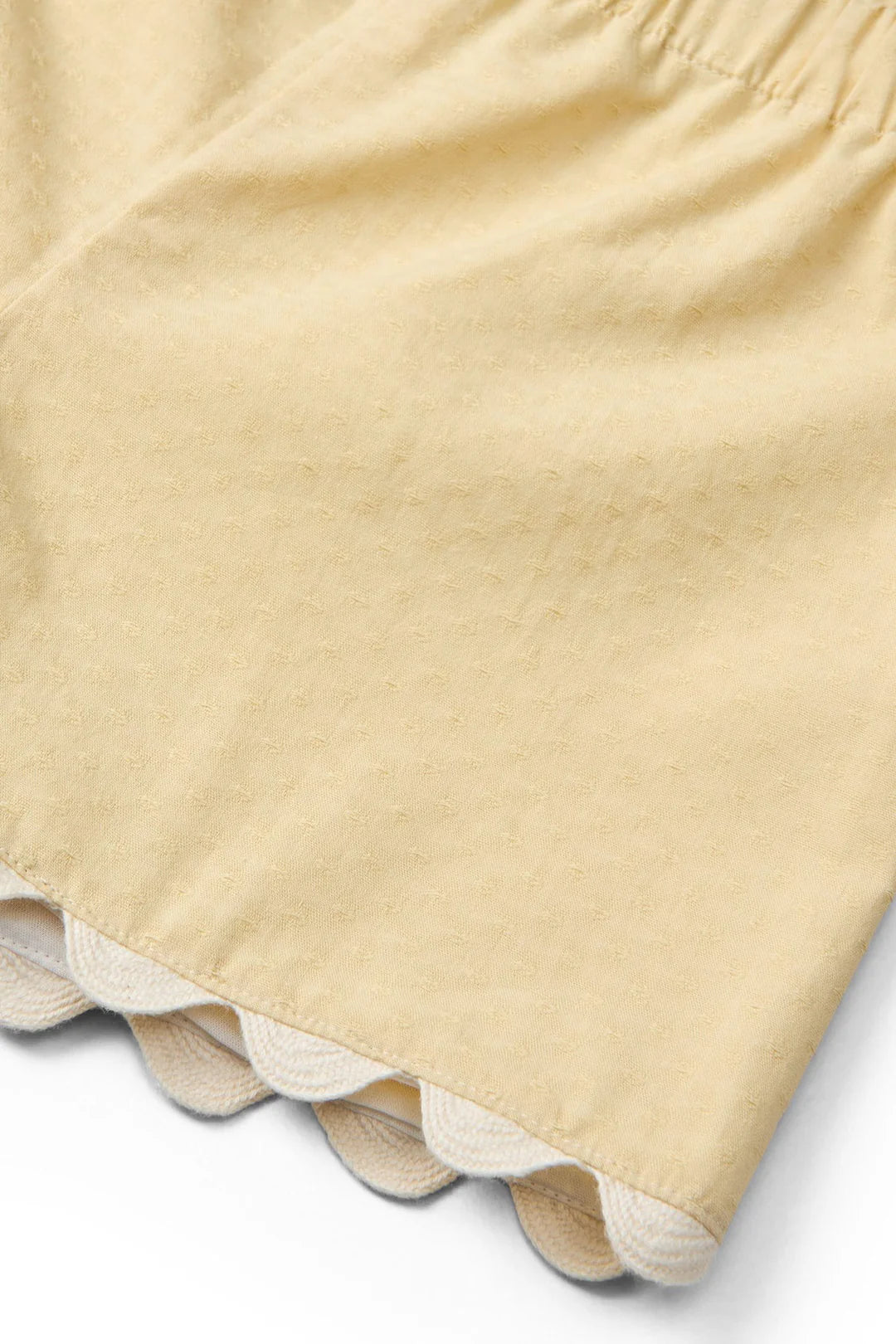 DECO TOP & SHORTS SET - PALE YELLOW COMB.