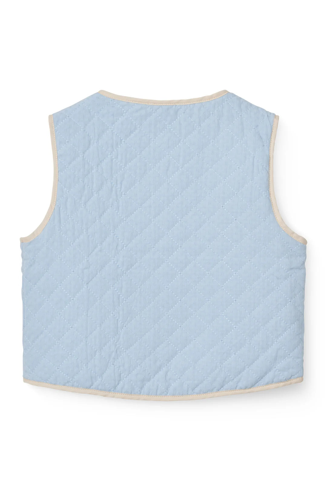 QUILTED VEST - LT. BLUE COMB.