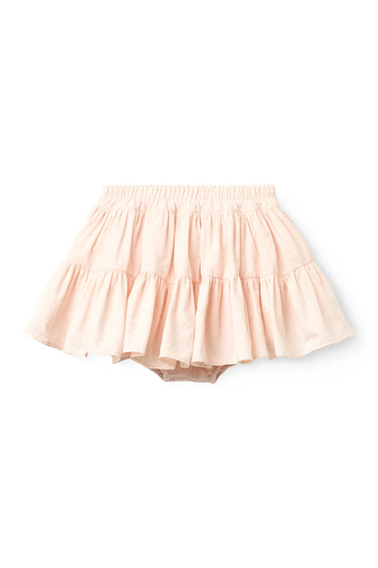 SKIRT W. TULLE LINING - DUSTY ROSE