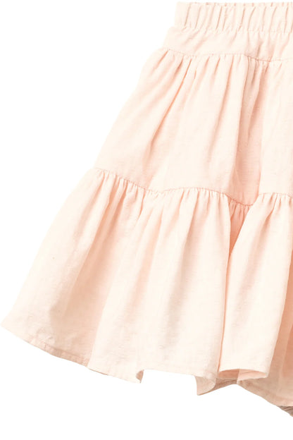 SKIRT W. TULLE LINING - DUSTY ROSE