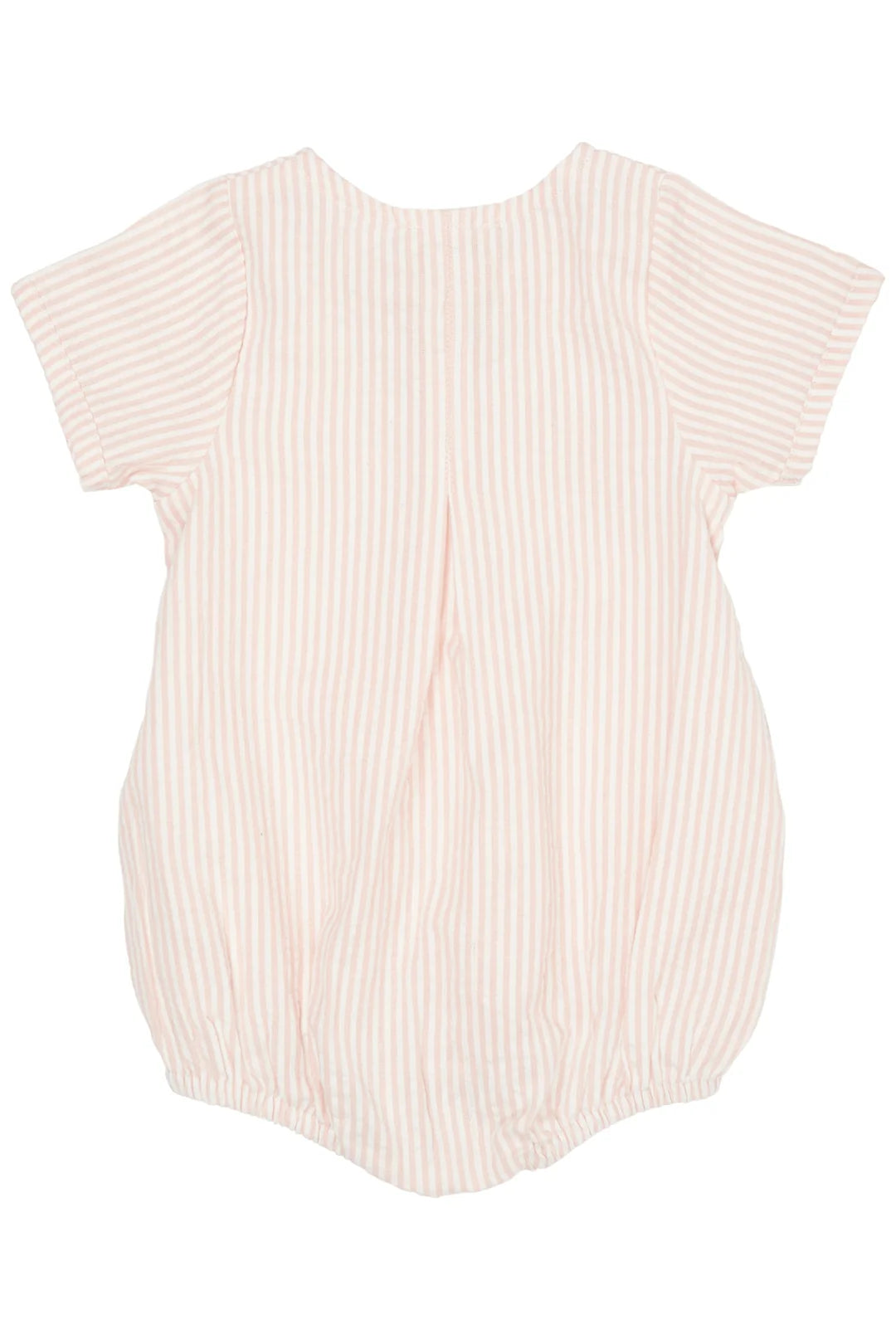 SEERSUCKER ROMPER W. SLEEVES