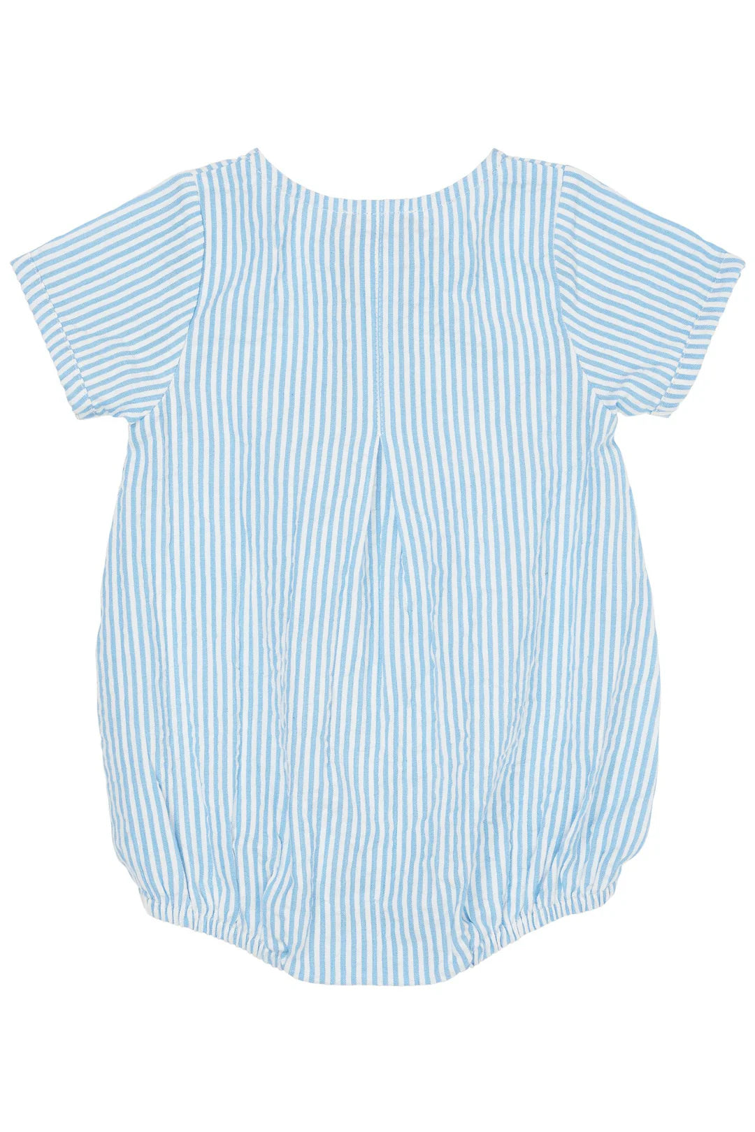 SEERSUCKER ROMPER W. SLEEVES