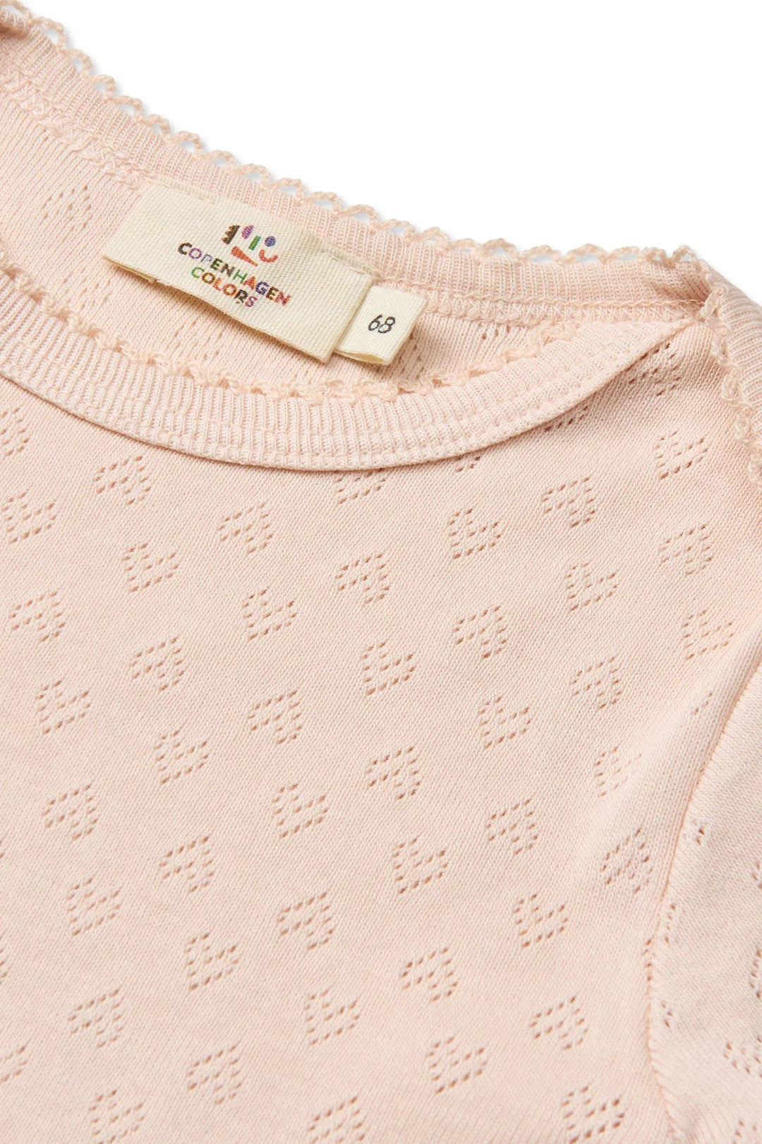 POINTELLE HEART LAPNECK BODY SS