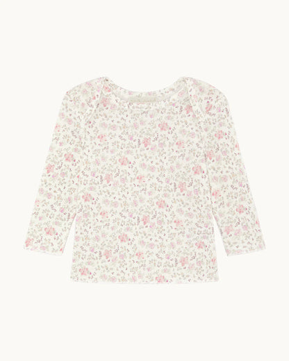 Aluna Athena Pink Ribbed Cotton Two Piece Set