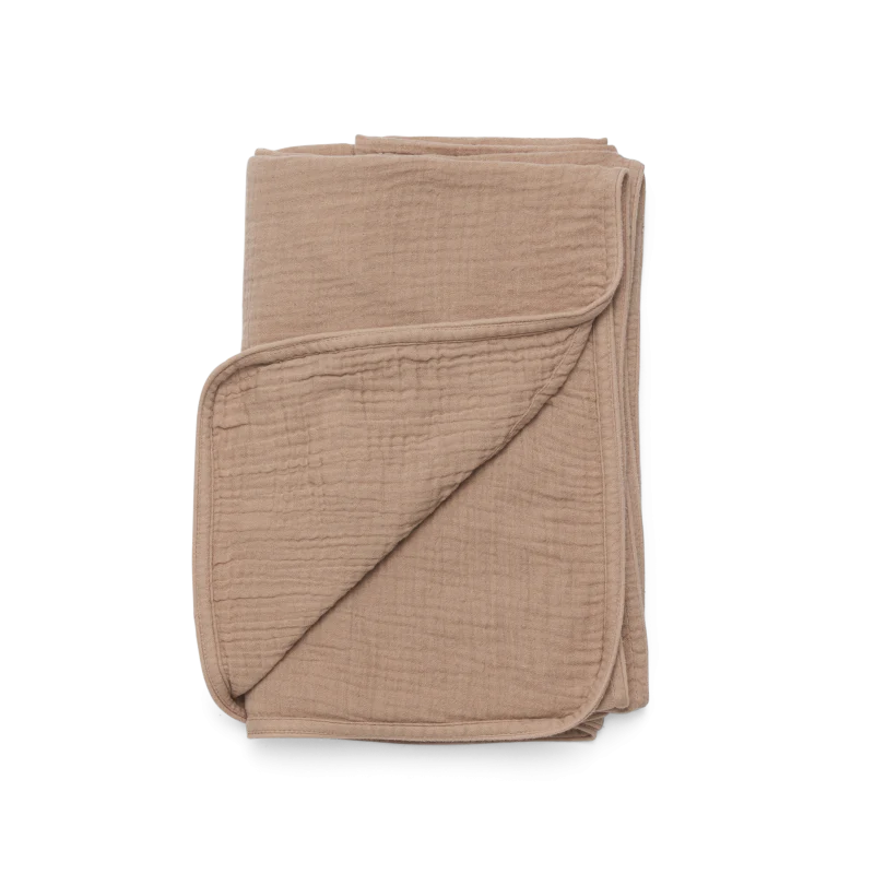 Ploekie Muslin Blanket XL | Fluffy Bunny | Rose Mocha