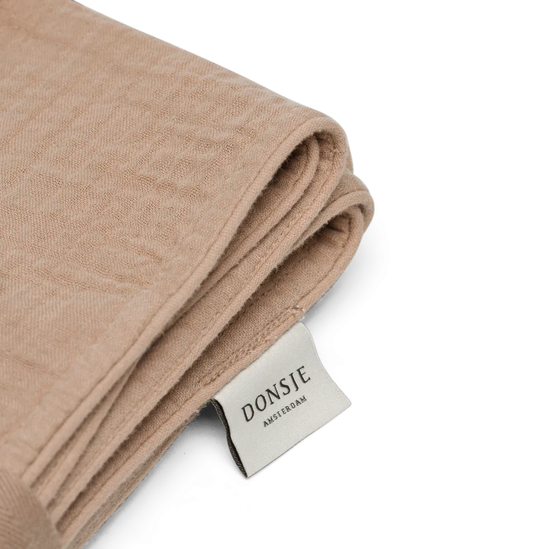 Ploekie Muslin Blanket XL | Fluffy Bunny | Rose Mocha