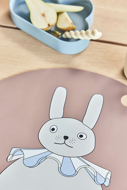 Clay Placemat Rabbit Pompom